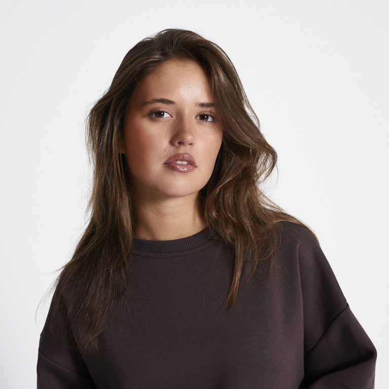 Heavy sweatshirt "Nora" Brown